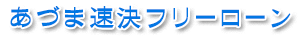 あづま速決フリーローン